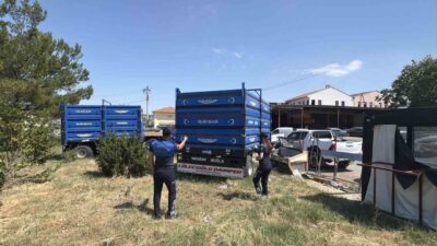 Muğla’nın Yatağan ilçesinde, sanayi sitesi ve TOKİ yol güzergahında atıl