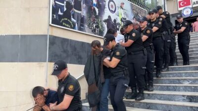 32 şüphelinin, İstanbul merkezli 8 ilde yediemin otoparklarında muhafaza edilen
