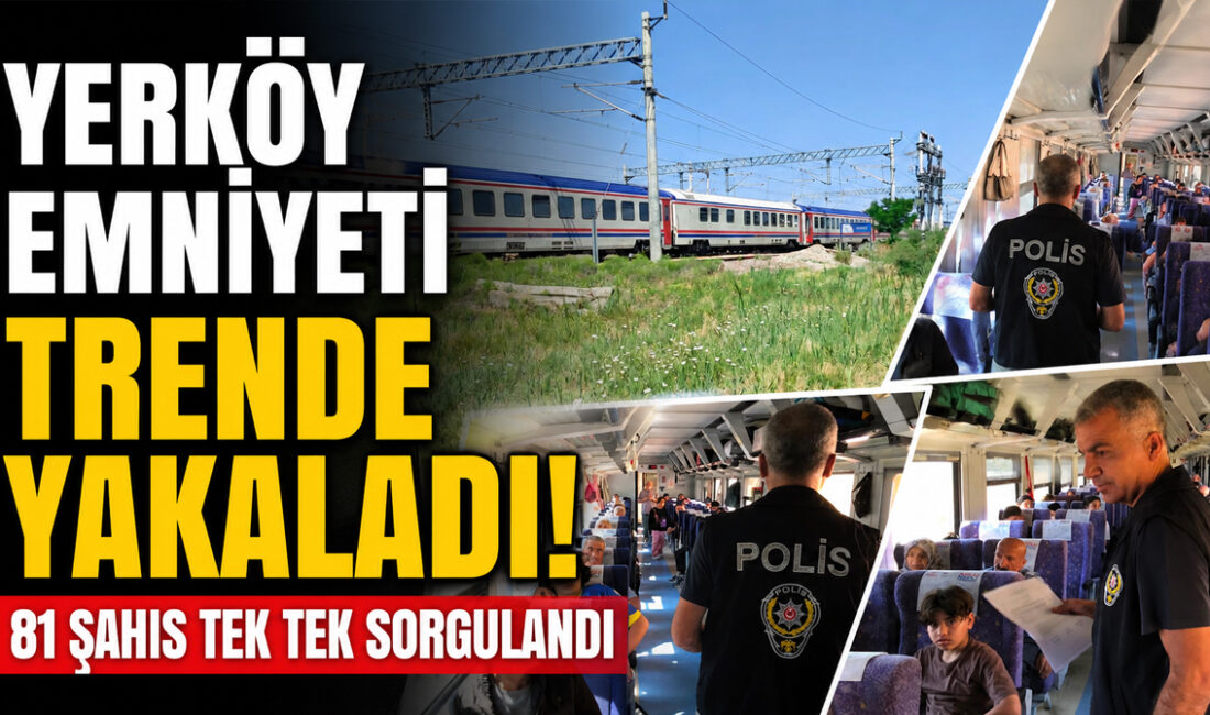 Yerköy İlçe Emniyet Müdürlüğü ekipleri, vatandaşların güvenli ve huzurlu bir