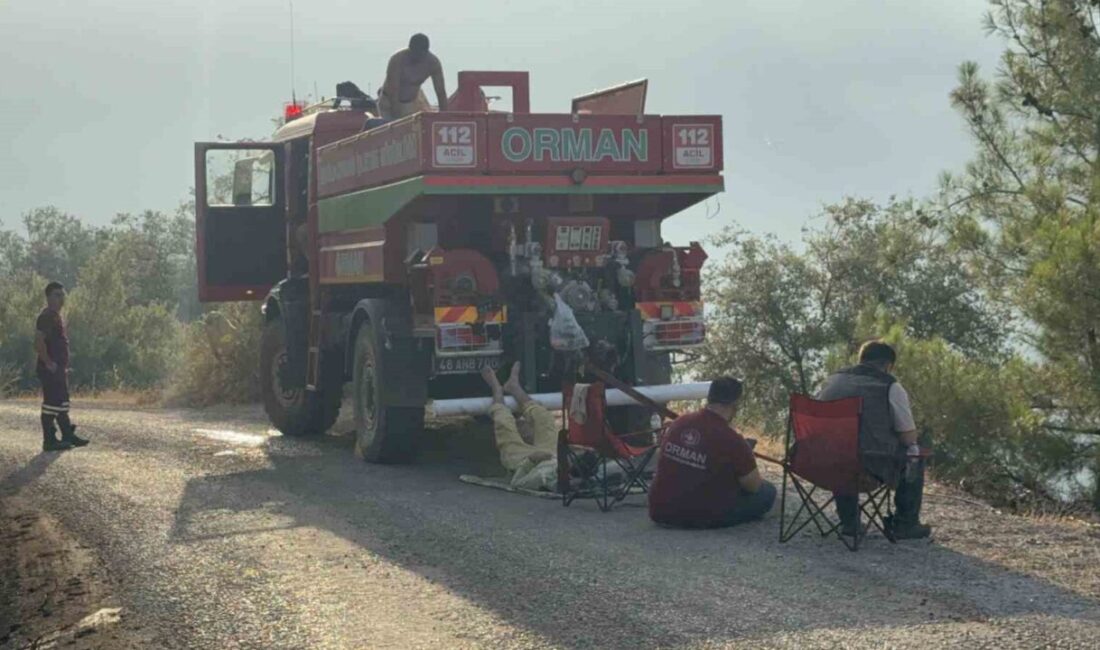 Muğla’nın Fethiye ilçesine bağlı İnlice Mahallesi’nde 20 saati aşkın süredir