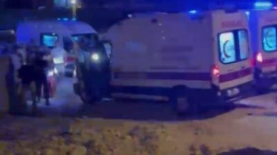 Nizip ilçesinde yol çalışmalarının yapıldığı bir bölgede meydana gelen kazada