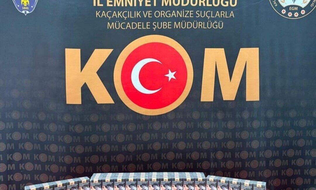 Yozgat’ta gerçekleştirilen operasyonda kaçak sigara bulundu. Yozgat Emniyet Müdürlüğü KOM