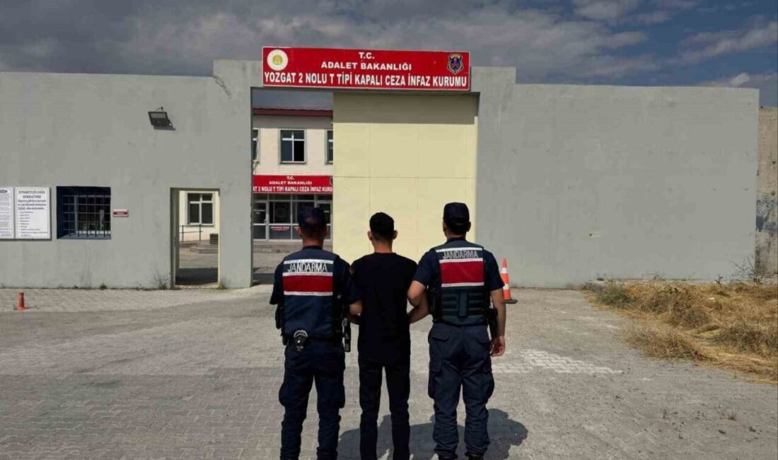 Yozgat’ta kaçtığı 6 yıl hapis cezasıyla aranan bir suçlunun yakalandığı