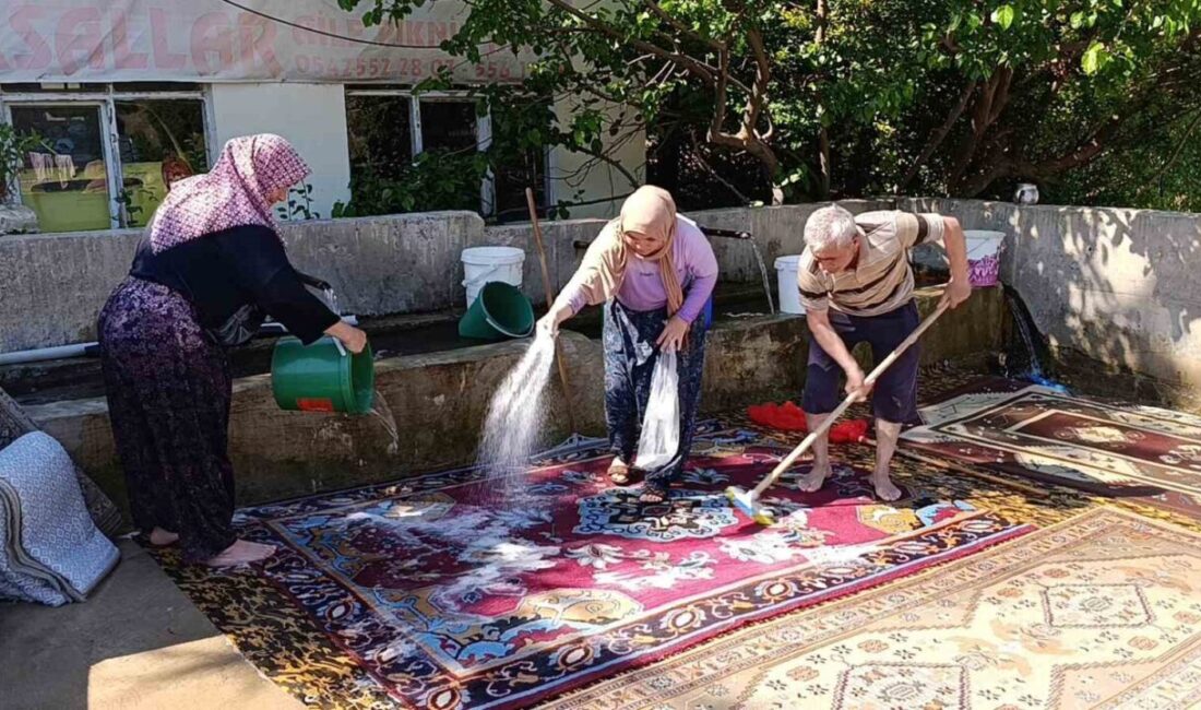 Yozgat’ın Çekerek ilçesine bağlı Kayalar köyünde, yerel halkın geleneksel yöntemlerle