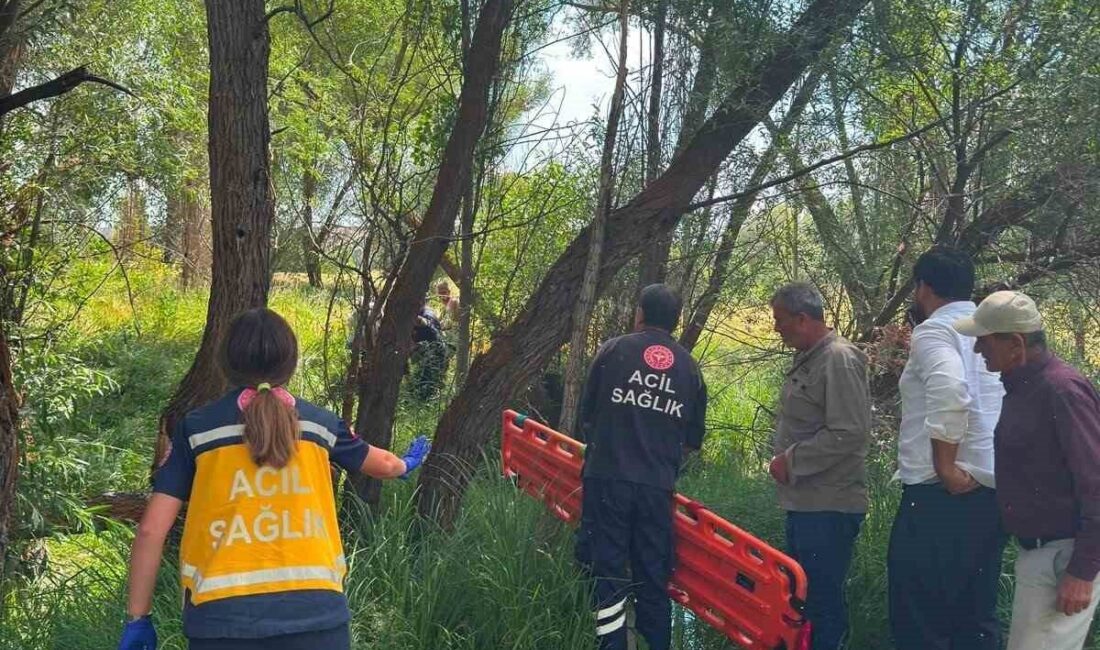 Kayseri’nin Tomarza ilçesinde Zamantı Irmağı’nda meydana gelen acı bir olayda