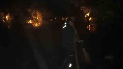 Aydın’ın Efeler ilçesinde meydana gelen yangın, ekiplerin hızlı müdahalesiyle kontrol
