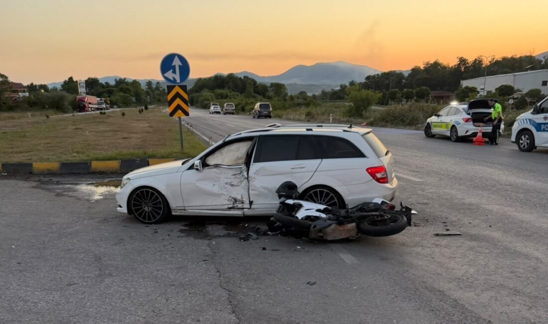 Çaycuma ilçesinde meydana gelen trafik kazasında bir motosiklet sürücüsü hayatını