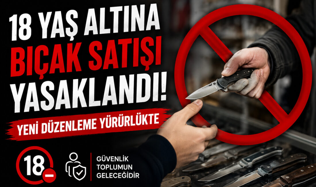 18 yaş altına bıçak satışı yasaklandı. Çocukların bıçak ve kesici