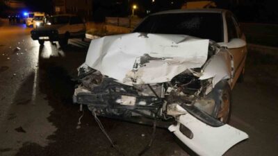Kırıkkale’de meydana gelen trafik kazasında, alkollü ve ehliyetsiz bir sürücü