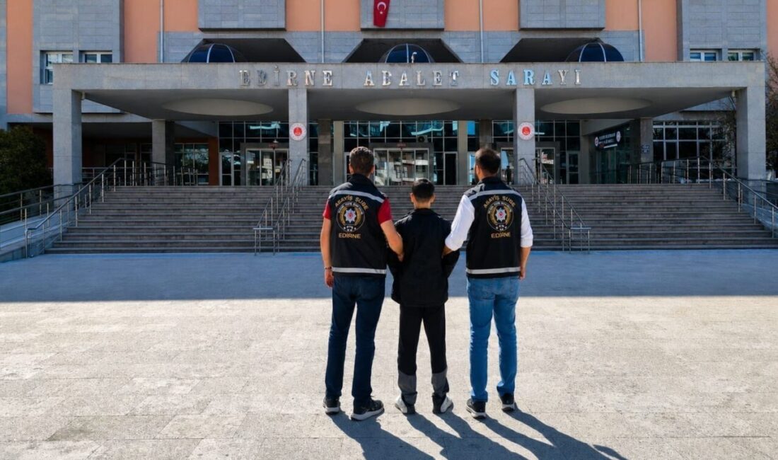 Edirne’de kaçak olarak aranan ve toplamda 43 yıl 11 ay