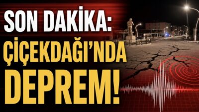 Kırşehir’in Çiçekdağı ilçesinde akşam saatlerinde korkutan bir deprem meydana geldi.