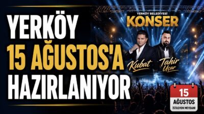 Yozgat’ın Yerköy İlçe Belediyesi tarafından düzenlenen “Yerköy İskele Yaz Konserleri”