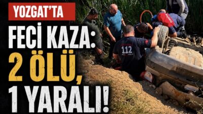 Yozgat’ın Akdağmadeni ilçesinde meydana gelen feci trafik kazasında 2 kişi