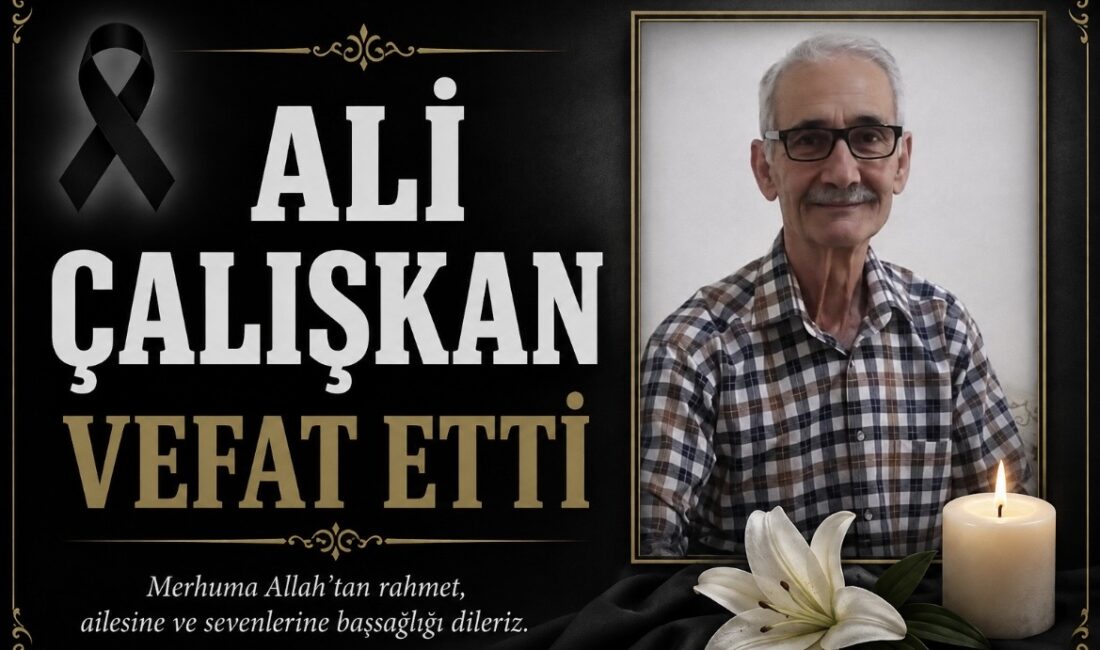 Çiçekdağı Beşikli köyünden olup Ankara’da ikamet eden Ali Çalışkan vefat