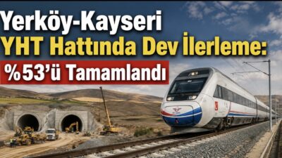 “Ankara-Kayseri Arasında Ulaşım Süresi 1 Saat 45 Dakikaya Düşüyor: YHT
