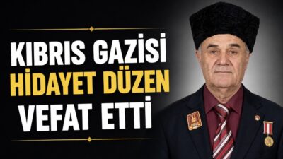 Çopraşık köyünden gelme, Yeni Mahalle sakinlerinden Kıbrıs Gazisi Hidayet Düzen