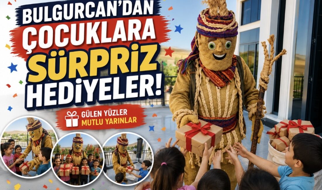 Kırşehir’in Çiçekdağı ilçesinde düzenlenen festival etkinlikleri kapsamında çocuklar için renkli
