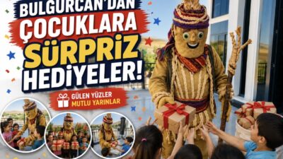 Kırşehir’in Çiçekdağı ilçesinde düzenlenen festival etkinlikleri kapsamında çocuklar için renkli
