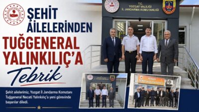 Yozgat İl Jandarma Komutanı Kıdemli Albay Cezmi Yalınkılıç’ın Tuğgeneralliğe terfi