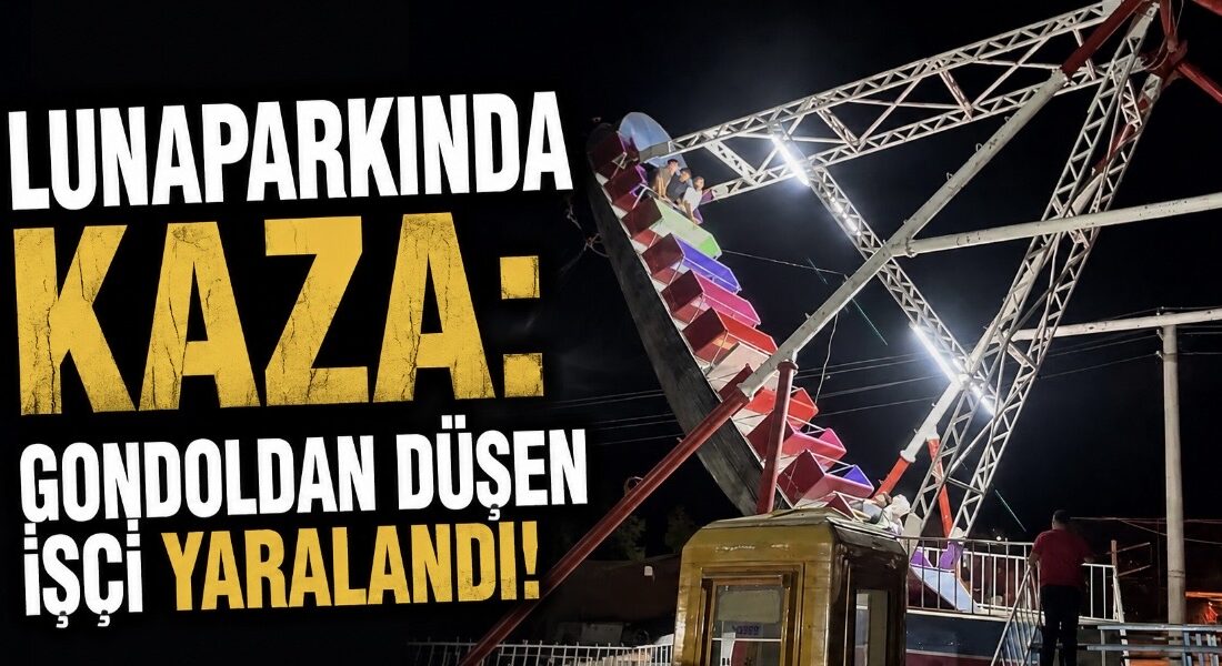  Kırşehir’in Çiçekdağı ilçesinde kurulan lunaparkta meydana gelen iş kazasında, hareket