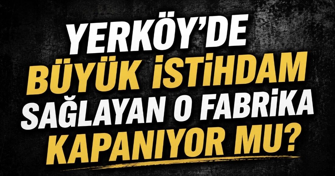 Anahtar Parti Yerköy İlçe Başkanlığı, Yerköy Organize Sanayi Bölgesi’nde üretim