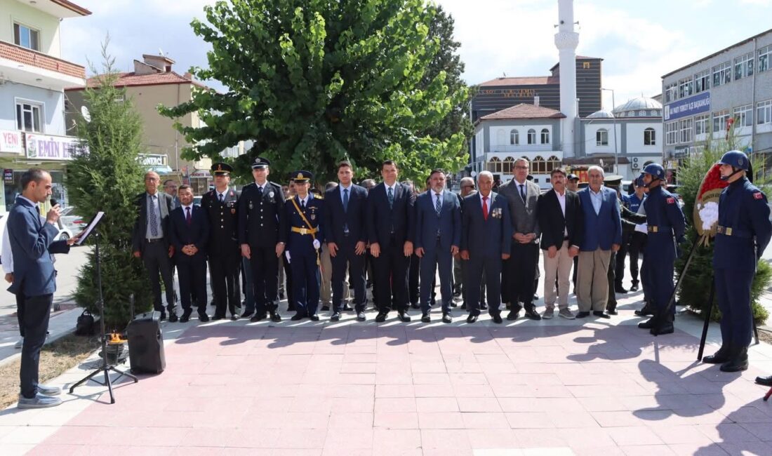 30 Ağustos Zafer Bayramı’nın 104. yıl dönümü, Yozgat’ın Yerköy ilçesinde