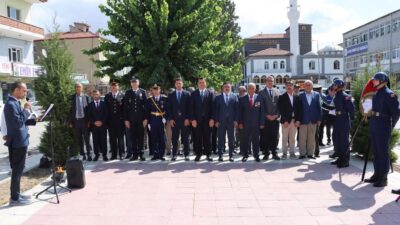 30 Ağustos Zafer Bayramı’nın 104. yıl dönümü, Yozgat’ın Yerköy ilçesinde