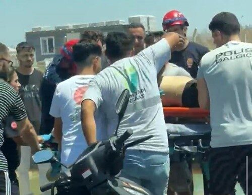 Adana’da bir kişinin sulama kanalına düşmesi sonucu ekipler tarafından kurtarılarak