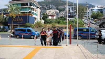 Alanya ilçesinde bir emlak ofisine haraç isteyen şüphelilerin olumsuz yanıt