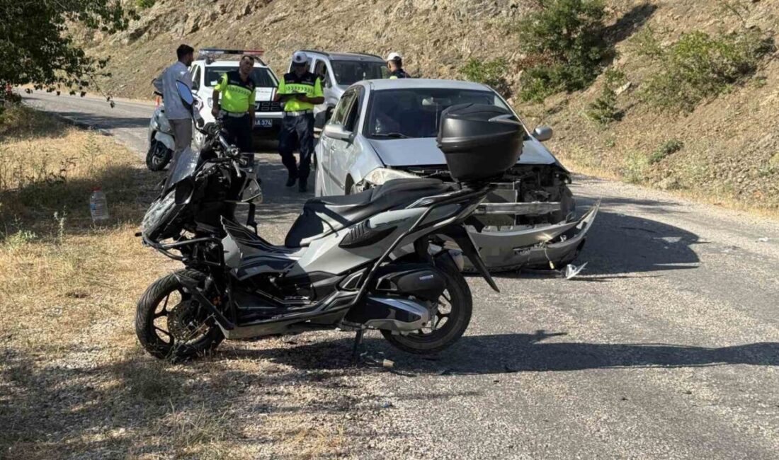 Tokat’ta, Topçam Yaylası’nda meydana gelen bir kaza sonucunda, alçılı koluyla