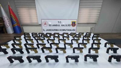 Eyüpsultan ilçesinde silah kaçakçılığı ihbarı üzerine İstanbul İl Jandarma Komutanlığı