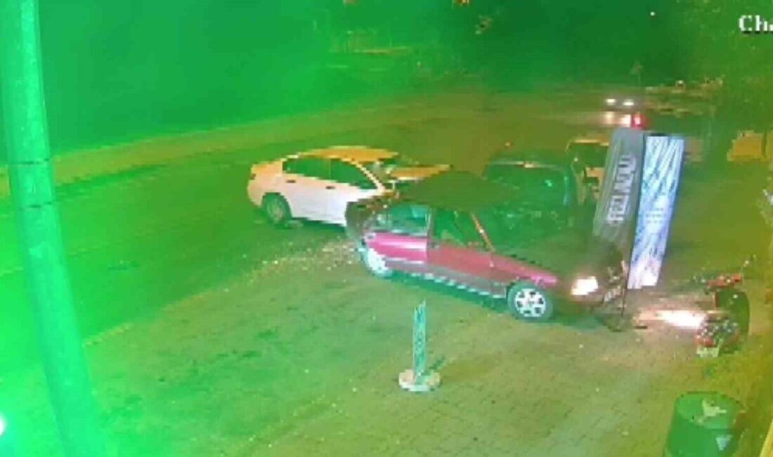 Denizli’de alkollü bir kadın sürücü, seyir halindeyken ani bir şekilde