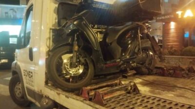 Nevşehir’de bir trafik kazasında, otomobil ile motosikletin çarpışması sonucunda 27