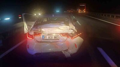 Bilecik’te Dübekli mevkiinde meydana gelen trafik kazasında, seyir halindeki bir