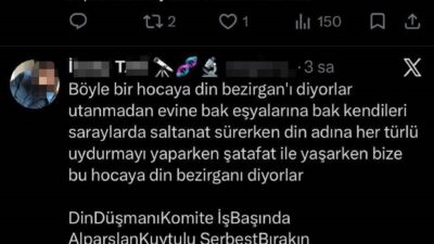 Şanlıurfa’da, Alparslan Kuytul Suç Örgütü’ne yönelik gerçekleştirilen operasyonla ilgili tartışmalı