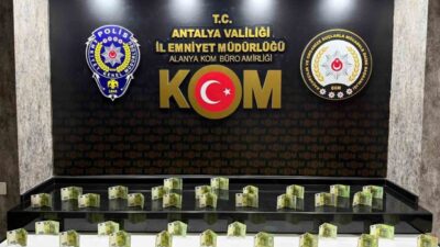 Antalya’da Kaçakçılık ve Organize Suçlarla Mücadele Şube Müdürlüğü ekipleri tarafından