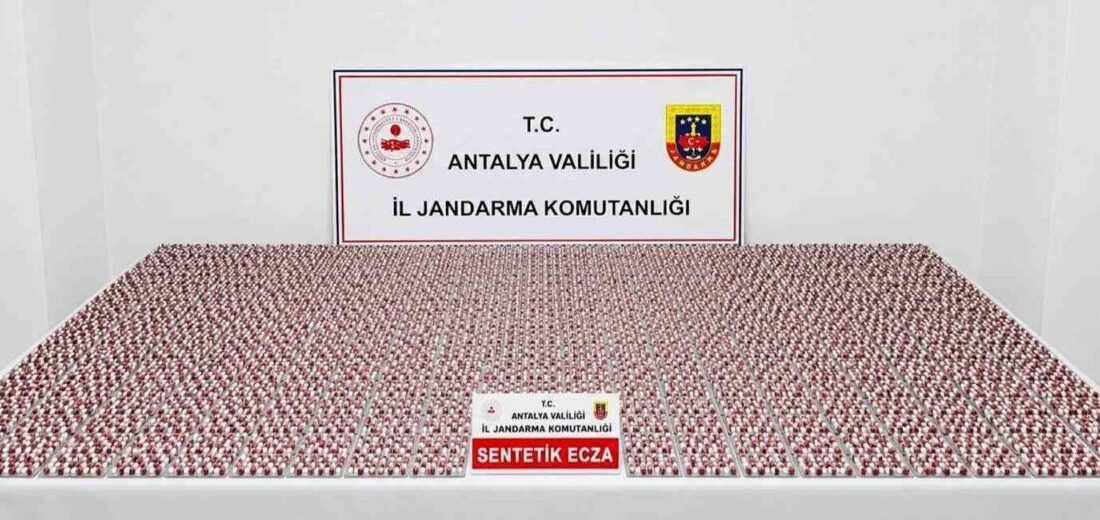 Antalya’da, jandarma ekipleri tarafından gerçekleştirilen operasyonda, 5 bin 865 adet