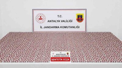 Antalya’da, jandarma ekipleri tarafından gerçekleştirilen operasyonda, 5 bin 865 adet