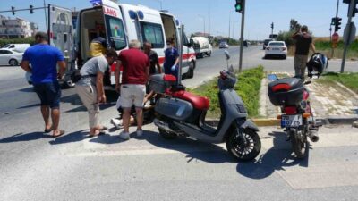 Antalya’nın Manavgat ilçesinde bir motosiklet kazası meydana geldi ve sürücü