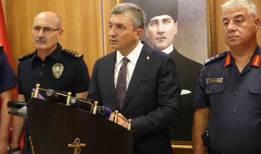 Antalya Valisi Hulusi Şahin, Temmuz ayında kent genelinde meydana gelen