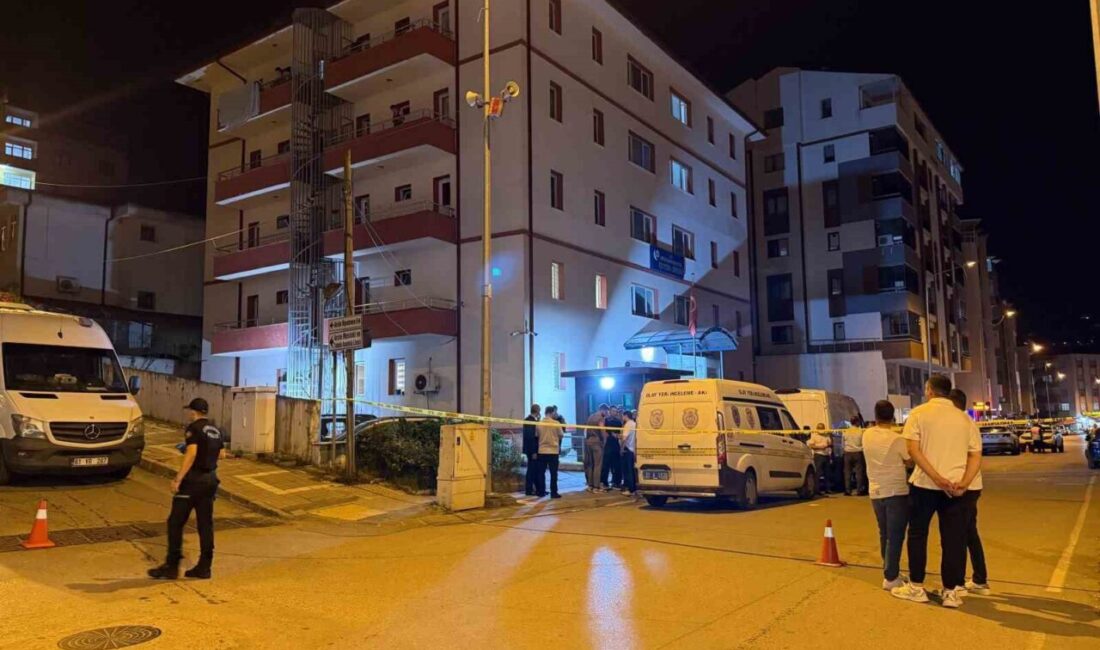 Trabzon’un Arsin ilçesinde bulunan Emniyet Müdürlüğü binasının yanında park halindeki