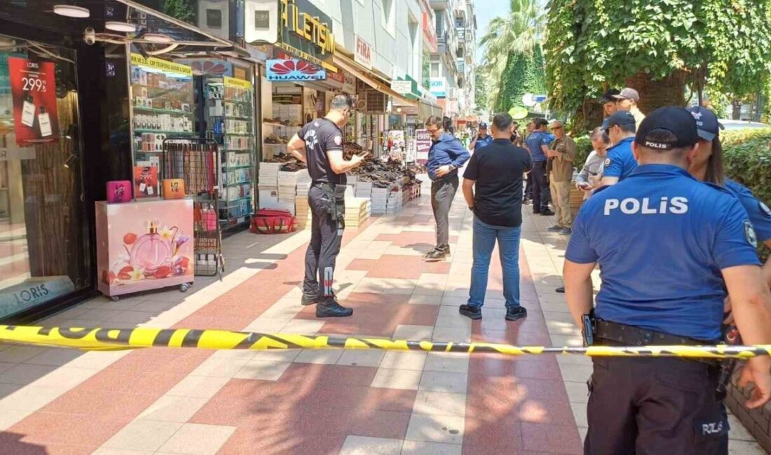 Efeler ilçesindeki bir iş yerinde yaşanan olayda, sözlü tartışma silahlı