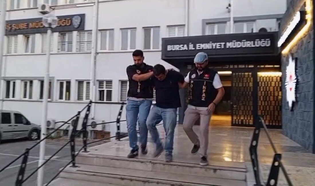 Bir kişi Bursa’da, 9 yıl 7 ay hapis cezasına çarptırılmış