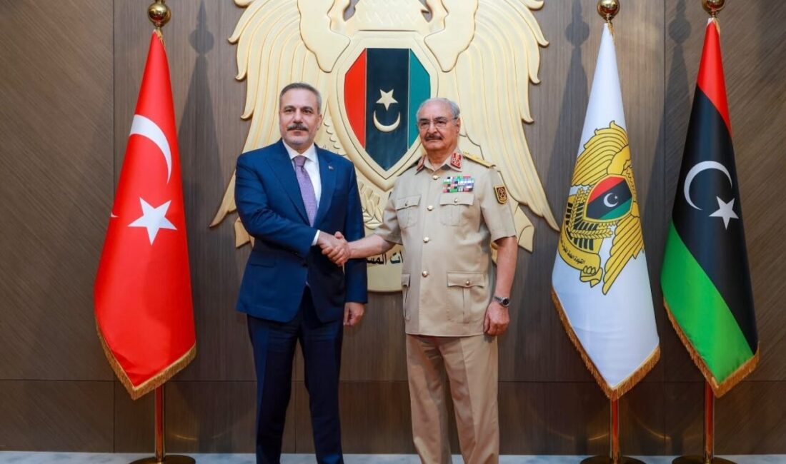 Dışişleri Bakanı Hakan Fidan, Libya’nın Bingazi şehrinde Libya Ulusal Ordusu