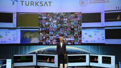 Ulaştırma ve Altyapı Bakanı Abdulkadir Uraloğlu, Türksat 3A uydusu üzerinden