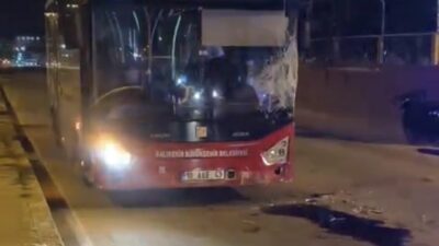 Bandırma ilçesine bağlı 600 Evler Mahallesi’nde meydana gelen trafik kazasında,