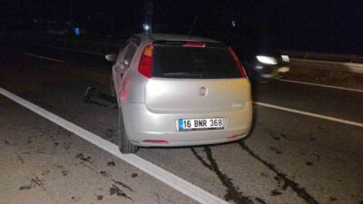 Yalova-Bursa karayolunda Orhangazi Süpürgelik Mevkiinde meydana gelen trafik kazasında bir