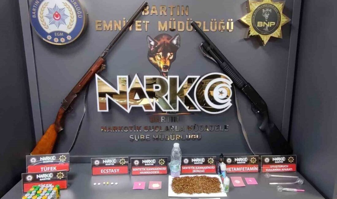 Bartın’da gerçekleştirilen uyuşturucu operasyonunda 5 kişi polis tarafından gözaltına alındı.