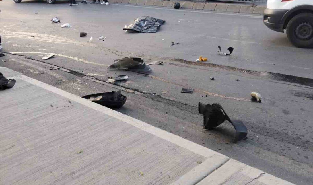 Başakşehir ilçesinde meydana gelen trafik kazasında bir kişi yaşamını yitirdi