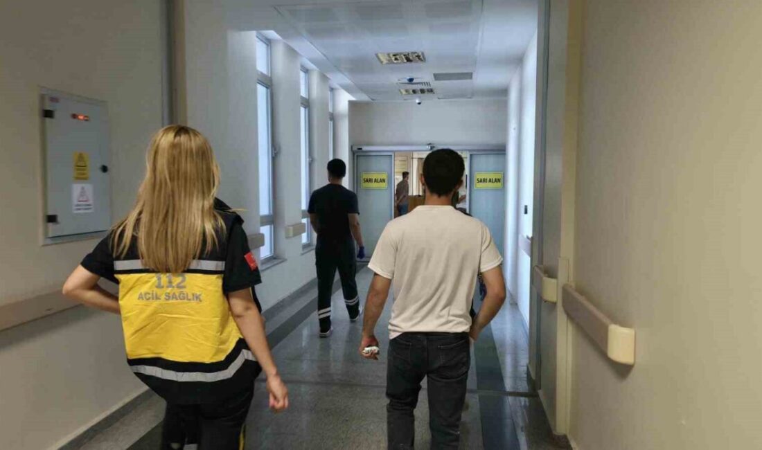Adıyaman ilinde bir inşaatta çalışan bir işçi, yüksekten düşen bir